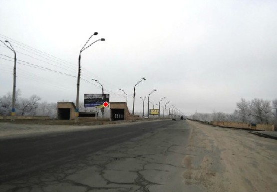 Фото рекламної площини за адресою Набережная ул., мост через Днепр Фото рекламної площини за адресою Набережная ул., мост через Днепр