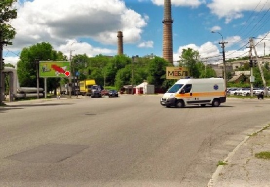 Фото рекламной плоскости по адресу Космическая ул. - Мандрыковская ул.