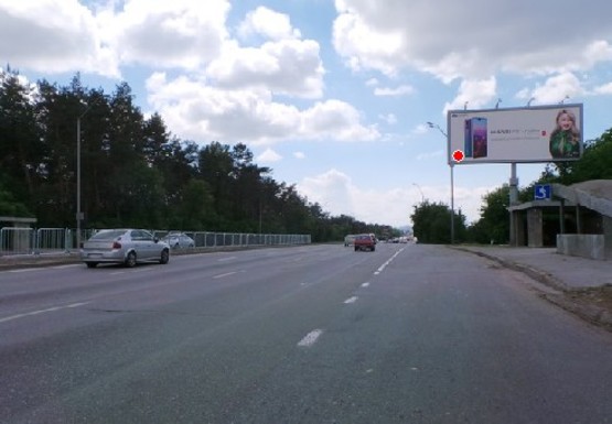 Фото рекламной плоскости по адресу Броварской пр. (эл.оп. №241)