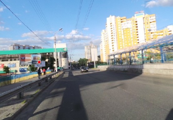 Фото рекламної площини за адресою Борщаговская ул. - Вадима Гетьмана ул.