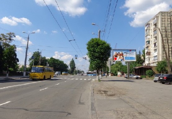 Фото рекламной плоскости по адресу Киевская ул., 146 Фото рекламной плоскости по адресу Киевская ул., 146