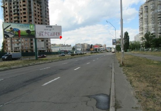 Фото рекламної площини за адресою Оболонский пр., 300 м до Малиновского пр.