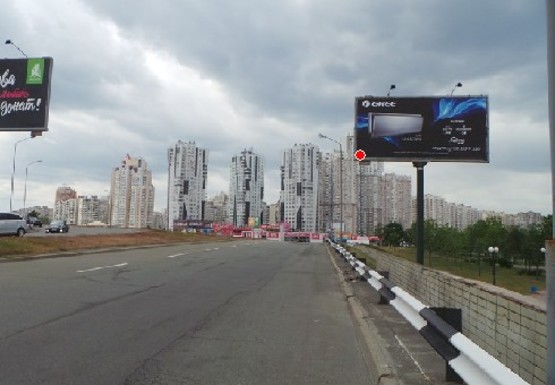 Фото рекламной плоскости по адресу Григоренко Петра пр. - Бажана пр., №6