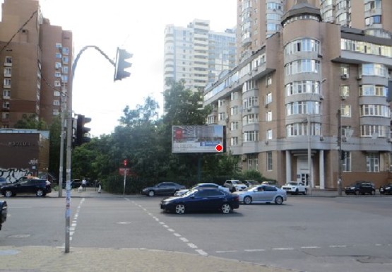 Фото рекламной плоскости по адресу Антоновича ул. (Горького ул.) - Тверская ул.