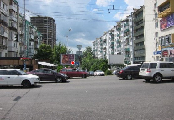Фото рекламной плоскости по адресу Большая Васильковская ул., 114 - Владимиро-Лыбидская ул.
