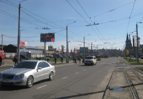 Фото рекламної площини за адресою Городоцкая ул., 159 Фото рекламної площини за адресою Городоцкая ул., 159