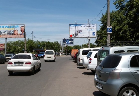 Фото рекламной плоскости по адресу Ицхака Рабина ул. - Малиновского ул., 71/1