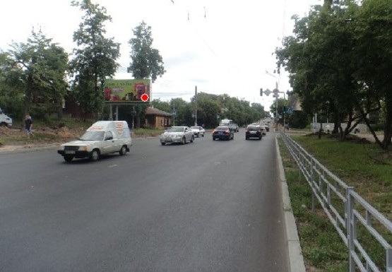 Фото рекламної площини за адресою Мира пр. - Мартина Небабы ул., от центра Фото рекламної площини за адресою Мира пр. - Мартина Небабы ул., от центра