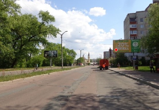 Фото рекламной плоскости по адресу Гончая ул., 84,  к центру Фото рекламной плоскости по адресу Гончая ул., 84,  к центру