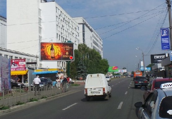 Фото рекламної площини за адресою Межигорская ул., ст.м. Тараса Шевченка