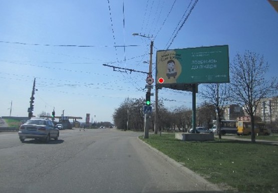 Фото рекламної площини за адресою Героев Украины ул. - Жадова ул. Фото рекламної площини за адресою Героев Украины ул. - Жадова ул.