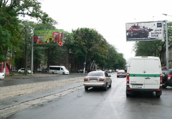 Фото рекламної площини за адресою Прохоровская ул., 47