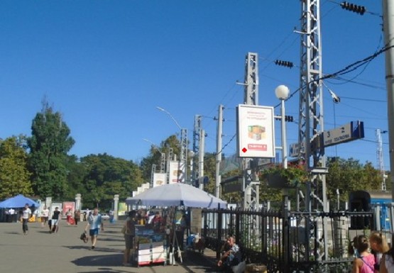 Фото рекламной плоскости по адресу Платформа № 4 Фото рекламной плоскости по адресу Платформа № 4