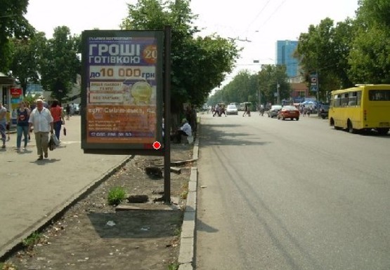 Фото рекламной плоскости по адресу Смелянская ул., 33