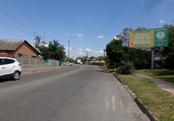 Фото рекламної площини за адресою Киевская ул., 47  - Любомира Боднарука ул., из центра Фото рекламної площини за адресою Киевская ул., 47  - Любомира Боднарука ул., из центра