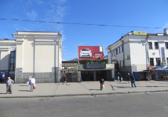 Фото рекламной плоскости по адресу Запорожский ж_д вокзал, пешеходный переход Фото рекламной плоскости по адресу Запорожский ж_д вокзал, пешеходный переход