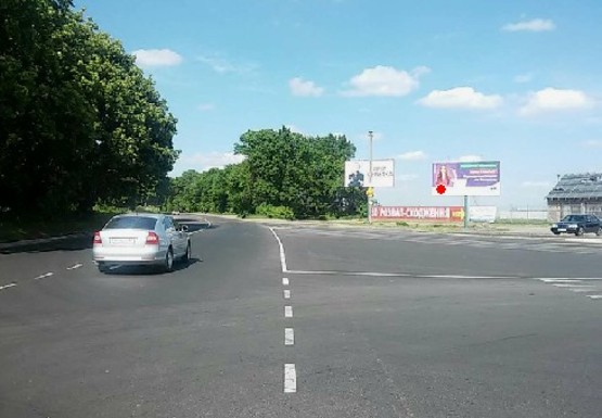 Фото рекламної площини за адресою Мамсурова ул. - Окружная ул., возле ДПЗ