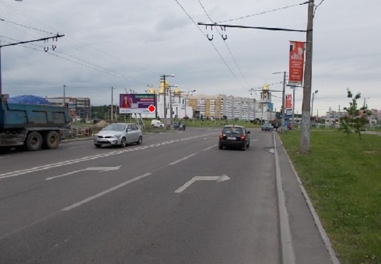 Фото рекламної площини за адресою Красной Калины пр. - Сыхивская ул.