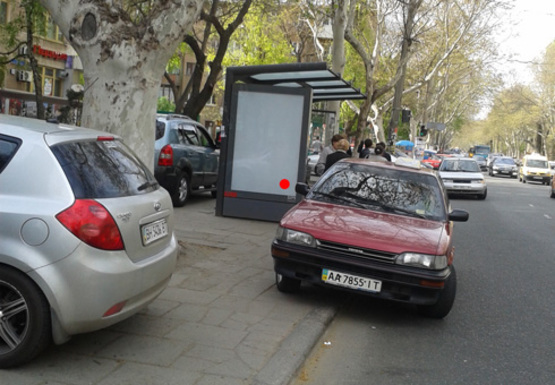Фото рекламной плоскости по адресу Шевченко пр., 12 - Шампанский пер. (остановка)