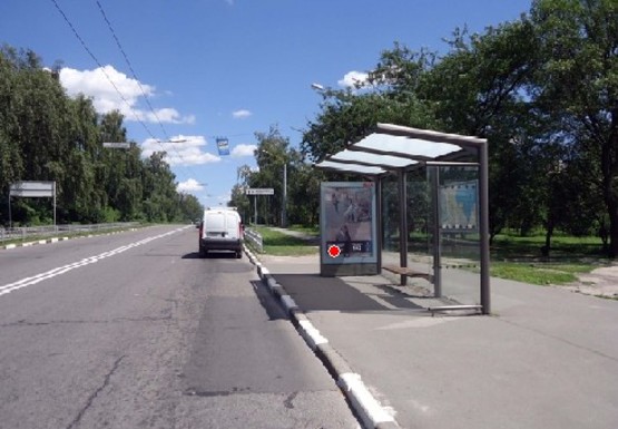 Фото рекламної площини за адресою Аэрофлотская ул. - Гагарина пр. (остановка)