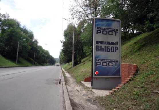 Фото рекламної площини за адресою Клочковский спуск