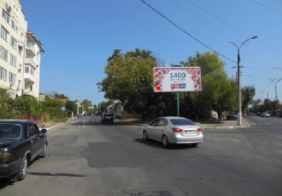 Фото рекламної площини за адресою Театральная ул. - Греческая ул.