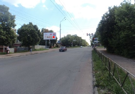 Фото рекламной плоскости по адресу Мира пр. - Мартина Небабы ул., к центру Фото рекламной плоскости по адресу Мира пр. - Мартина Небабы ул., к центру