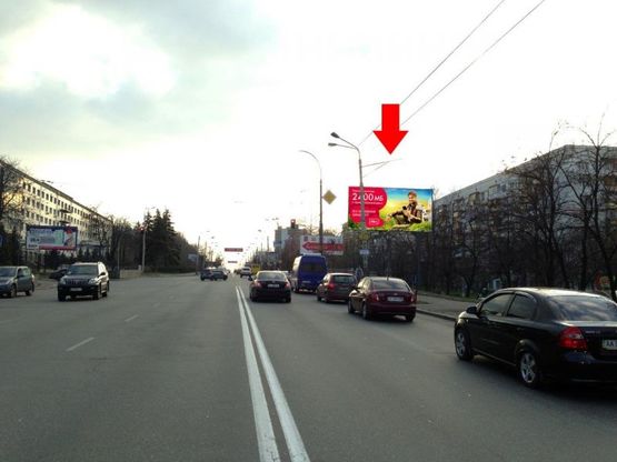 Фото рекламной плоскости по адресу просп. 40-летия Октября(Голосеевский пр-т), 116 (из центра) Фото рекламной плоскости по адресу просп. 40-летия Октября(Голосеевский пр-т), 116 (из центра)