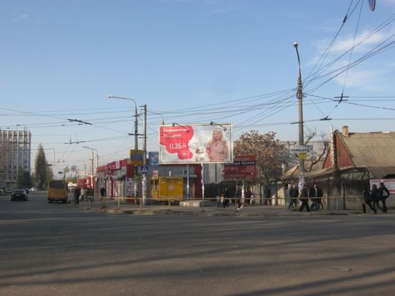 Фото рекламной плоскости по адресу Днепровское шоссе - ул. Счастливая, призма vip Фото рекламной плоскости по адресу Днепровское шоссе - ул. Счастливая, призма vip