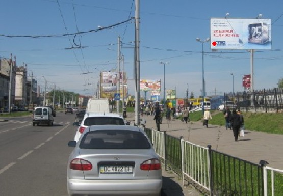 Фото рекламной плоскости по адресу Городоцкая ул., 159 Фото рекламной плоскости по адресу Городоцкая ул., 159