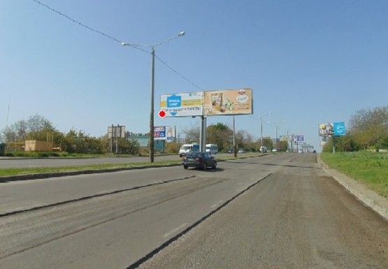Фото рекламної площини за адресою Южная дорога - Семена Палия ул., 64 Фото рекламної площини за адресою Южная дорога - Семена Палия ул., 64