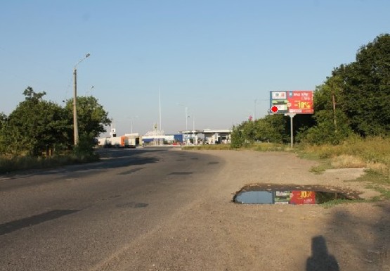 Фото рекламной плоскости по адресу Овидиопольская дорога Фото рекламной плоскости по адресу Овидиопольская дорога
