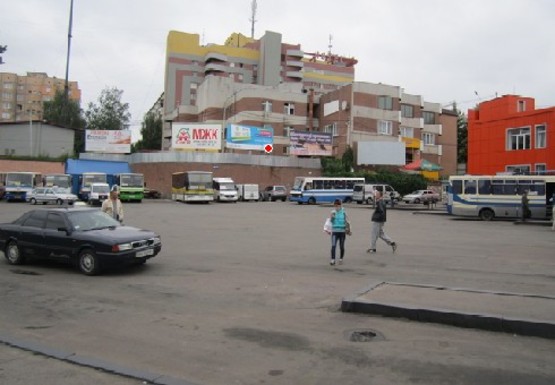 Фото рекламной плоскости по адресу Киевская ул., автовокзал, рынок Андреевский (средний)