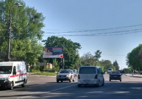 Фото рекламної площини за адресою Черновола ул. - Мирющенко ул.