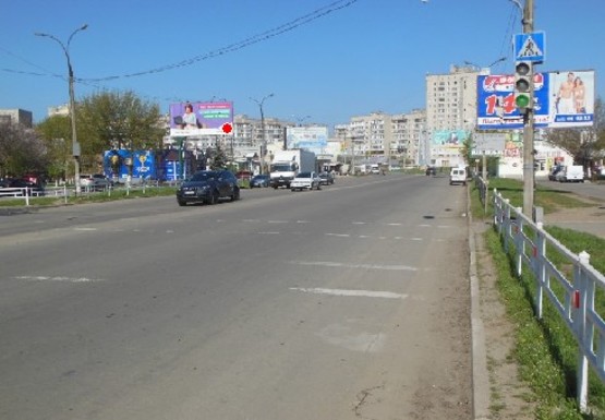 Фото рекламної площини за адресою Каховская пл. - 49-й Гвардейской Дивизии ул.