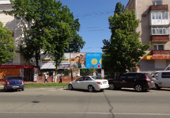 Фото рекламной плоскости по адресу Победы пр., 95, правый Фото рекламной плоскости по адресу Победы пр., 95, правый