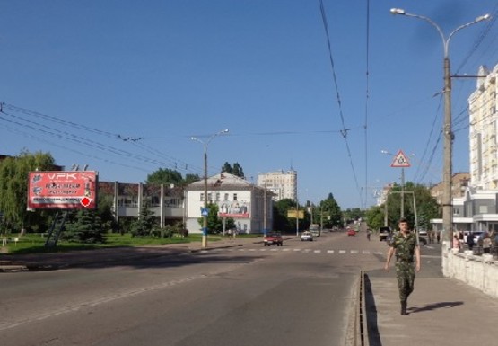 Фото рекламной плоскости по адресу Победы пр., 110 Фото рекламной плоскости по адресу Победы пр., 110