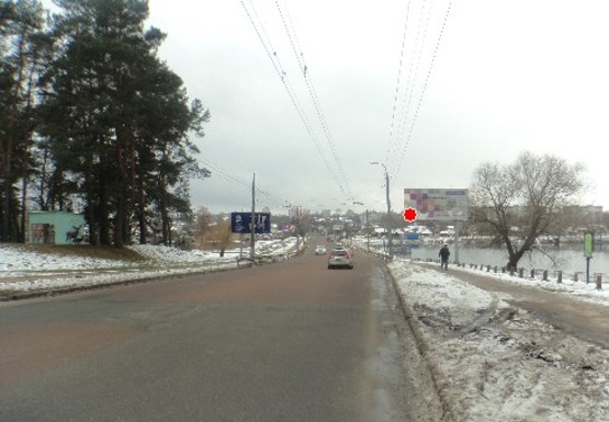 Фото рекламной плоскости по адресу Героев Чернобыля ул., Проектная ул., дамба Фото рекламной плоскости по адресу Героев Чернобыля ул., Проектная ул., дамба