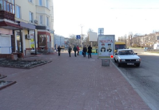 Фото рекламної площини за адресою Мира пр., магазин Ясен