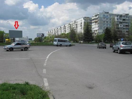 Фото рекламной плоскости по адресу 175-2_Заднепровская прЮбилейный на кольце Фото рекламной плоскости по адресу 175-2_Заднепровская прЮбилейный на кольце