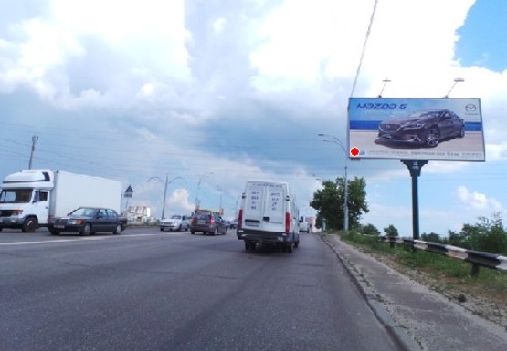 Фото рекламної площини за адресою Харьковское шоссе - Фанерная ул.