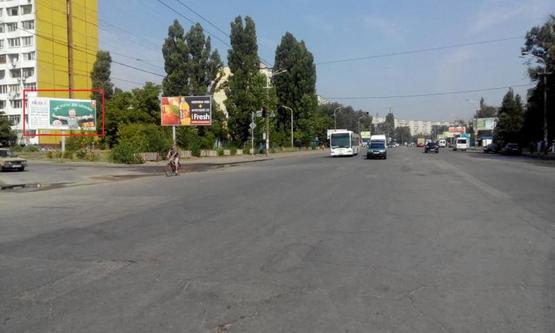 Фото рекламной плоскости по адресу Героїв пр.-Слави бул., сторона А Фото рекламной плоскости по адресу Героїв пр.-Слави бул., сторона А