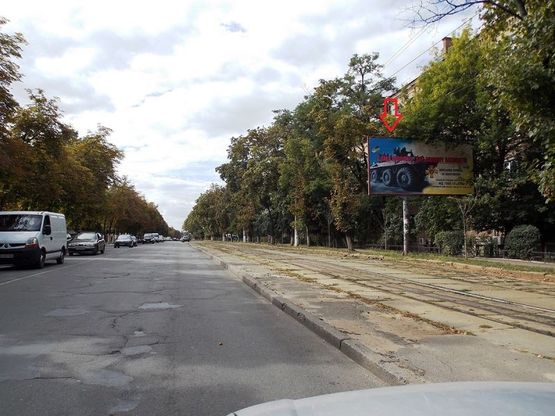 Фото рекламної площини за адресою Дегтяревская ул. 26, в сторону Довженко ул.