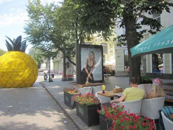 Фото рекламной плоскости по адресу Дерибасівска вул., 31