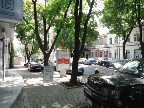 Фото рекламної площини за адресою Шевченко ул.36 А, возле "Стейк сити"