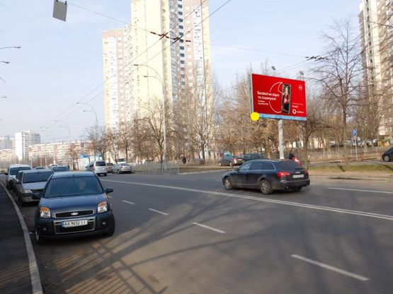 Фото рекламної площини за адресою Ужвий Наталии ул. 19/3, от пр-та Правды