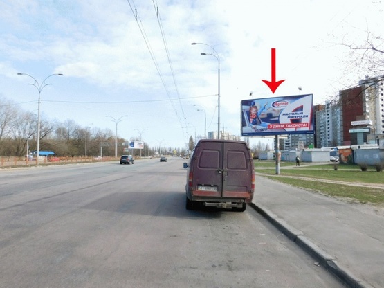 Фото рекламної площини за адресою Заболотного академика ул. 48-А, от Одесской пл.