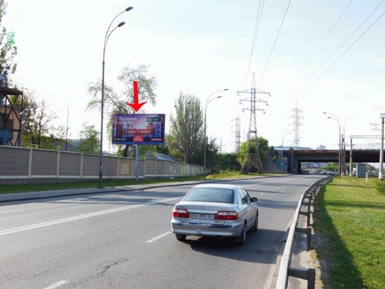 Фото рекламной плоскости по адресу Гринченко Н. ул., 14-й от Протасового Яра, в центр