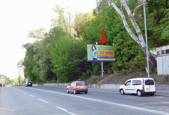 Фото рекламной плоскости по адресу Гринченко Н. ул.8, 2-й от Протасового Яра, из центра