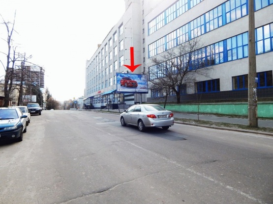 Фото рекламной плоскости по адресу Шолуденка ул. 12, к пр-ту Победы Фото рекламной плоскости по адресу Шолуденка ул. 12, к пр-ту Победы